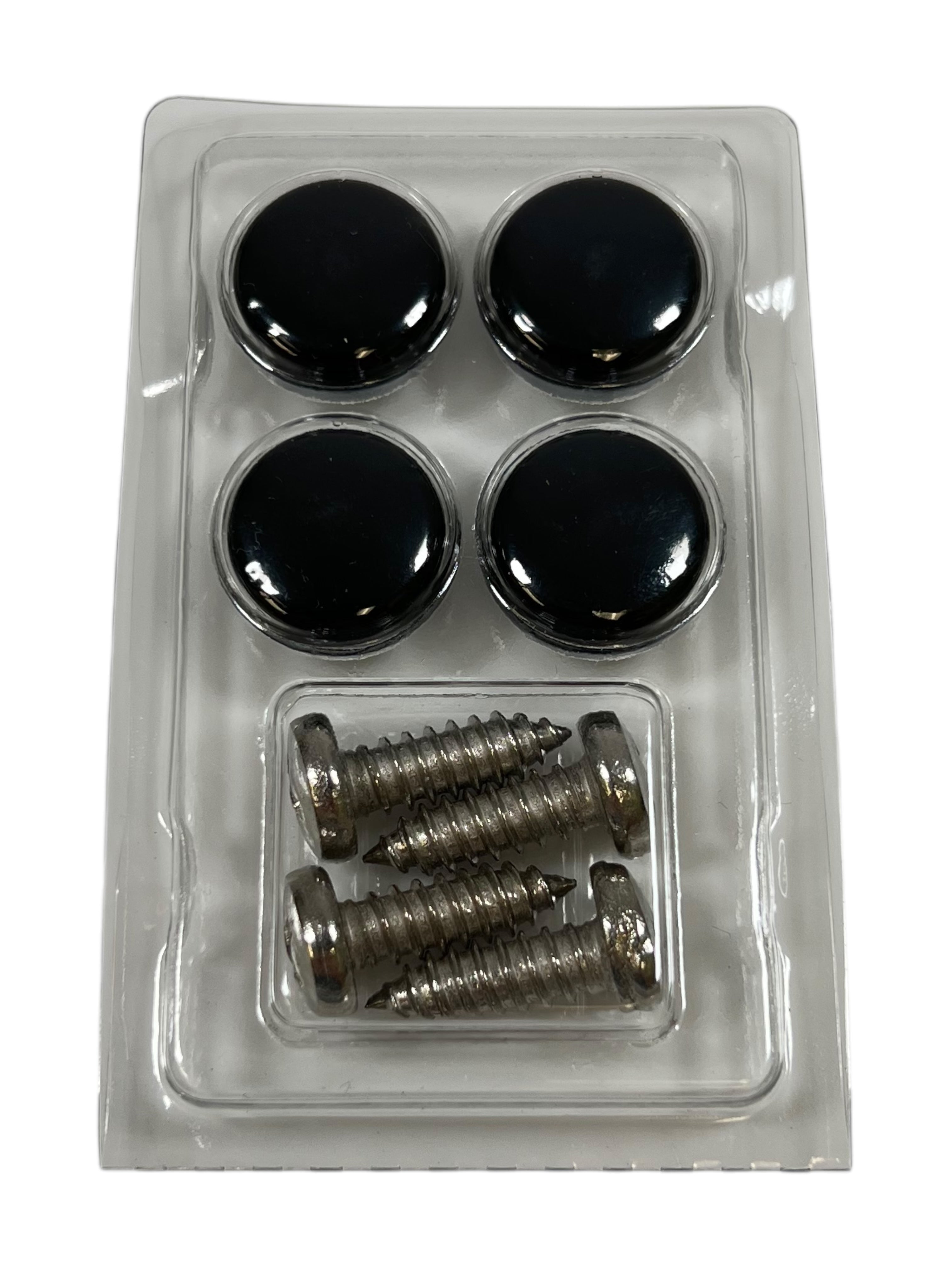 License Plate/Frame Generic Bolt Kit Black (4 Piece)