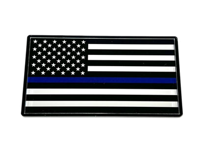 Thin Blue Line USA Flag Acrylic Decals