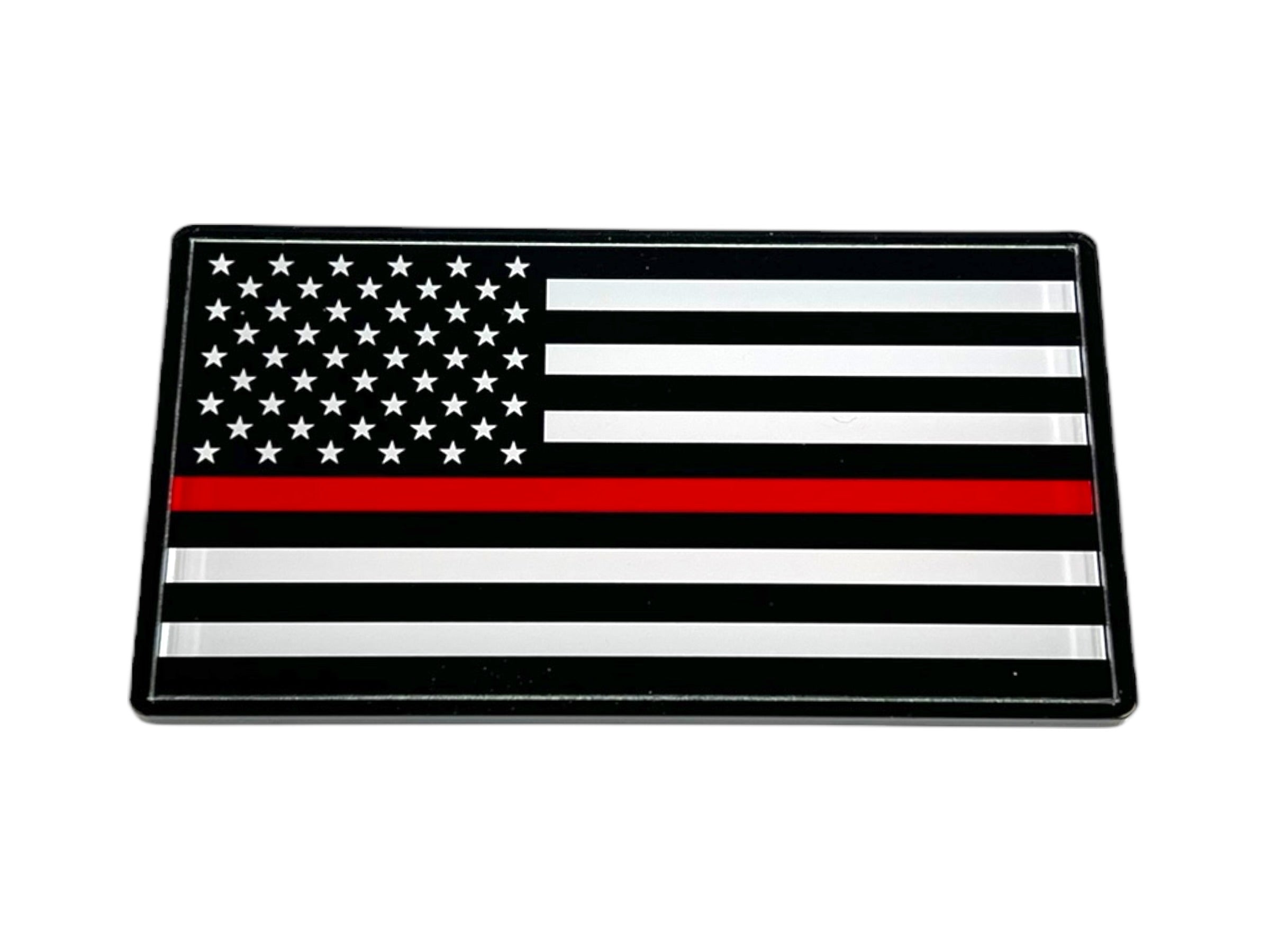 Thin Red Line USA Flag Acrylic Decals