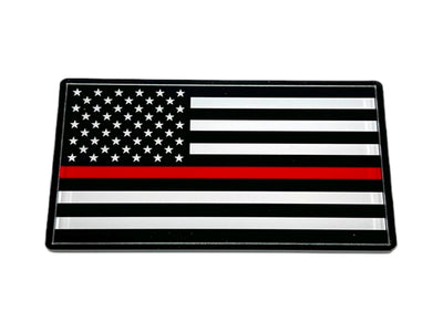 Thin Red Line USA Flag Acrylic Decals