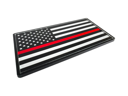 Thin Red Line USA Flag Acrylic Decals