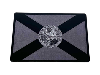 Blacked Out Florida Flag Acrylic Decals