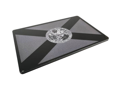 Blacked Out Florida Flag Acrylic Decals