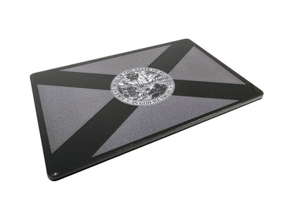 Blacked Out Florida Flag Acrylic Decals