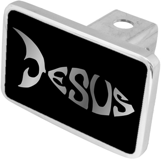 Jesus Fish Hitch Plug XL