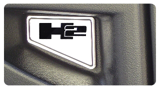 Hummer H2 Bumper Corners With Logo (2pc)