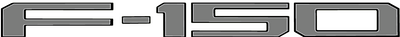 2024-Current Ford F-150 Pro Access Tailgate Lettering Kit