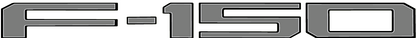 2024-Current Ford F-150 Pro Access Tailgate Lettering Kit