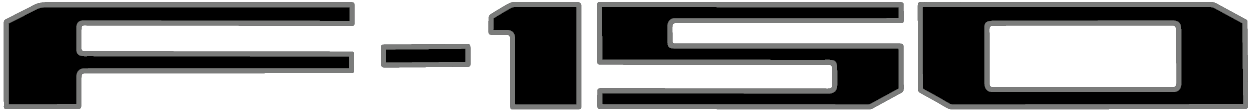 2024-Current Ford F-150 Pro Access Tailgate Lettering Kit