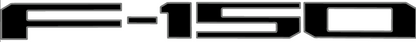 2021-Curent Ford F-150 Tailgate Lettering Kit