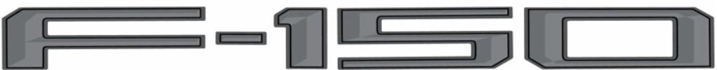 2021-Curent Ford F-150 Tailgate Lettering Kit