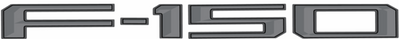 2021-Curent Ford F-150 Tailgate Lettering Kit