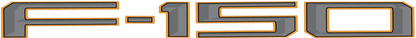 2021-Curent Ford F-150 Tailgate Lettering Kit