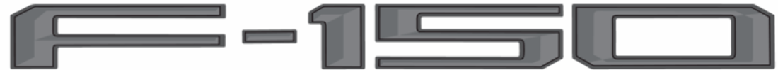 2024-Current Ford F-150 Pro Access Tailgate Lettering Kit