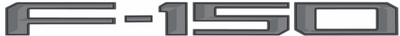 2024-Current Ford F-150 Pro Access Tailgate Lettering Kit