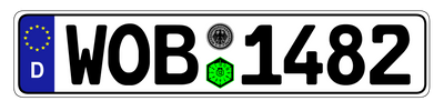 Euro Plate Country Plates Random & Custom