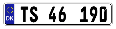 Euro Plate Country Plates Random & Custom