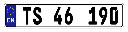 Euro Plate Country Plates Random & Custom