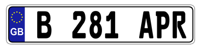 Euro Plate Country Plates Random & Custom