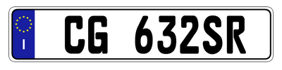 Euro Plate Country Plates Random & Custom