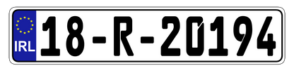 Euro Plate Country Plates Random & Custom