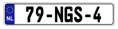 Euro Plate Country Plates Random & Custom