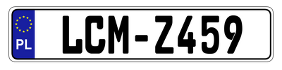 Euro Plate Country Plates Random & Custom