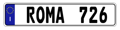 Euro Plate Country Plates Random & Custom