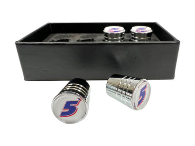 Kyle Larson Hendrickcars.com # Only Chrome Tapered Valve Stem Caps