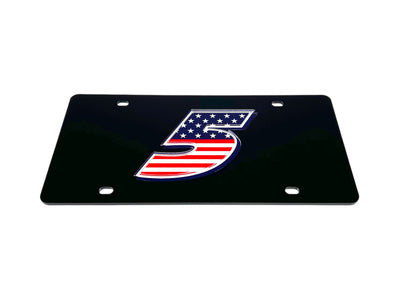 Kyle Larson Patriotic #5 Acrylic License Plate