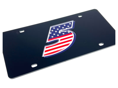 Kyle Larson Patriotic #5 Acrylic License Plate