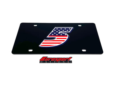 Kyle Larson Patriotic #5 Acrylic License Plate