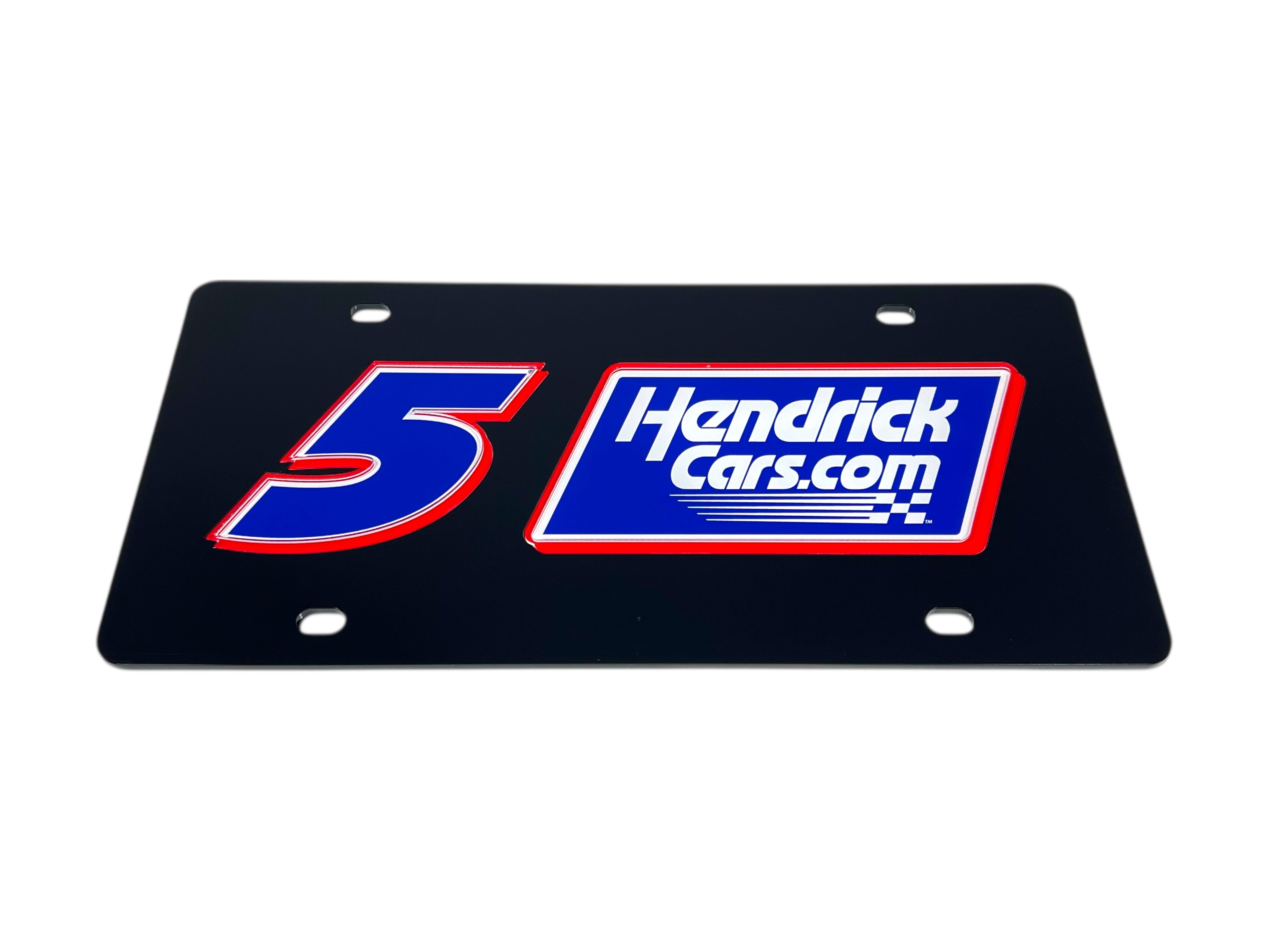 Kyle Larson Hendrickcars.com # & Sponsor Acrylic License Plate
