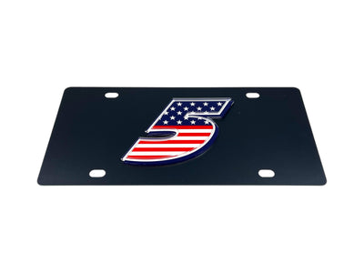 Kyle Larson Patriotic #5 Carbon Steel License Plate