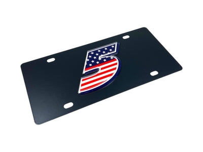 Kyle Larson Patriotic #5 Carbon Steel License Plate