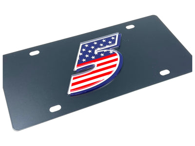 Kyle Larson Patriotic #5 Carbon Steel License Plate