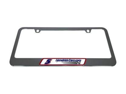 Kyle Larson Hendrickcars.com # & Sponsor Chrome License Plate Frame