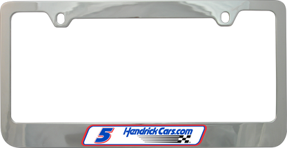 Kyle Larson Hendrickcars.com # & Sponsor Chrome License Plate Frame