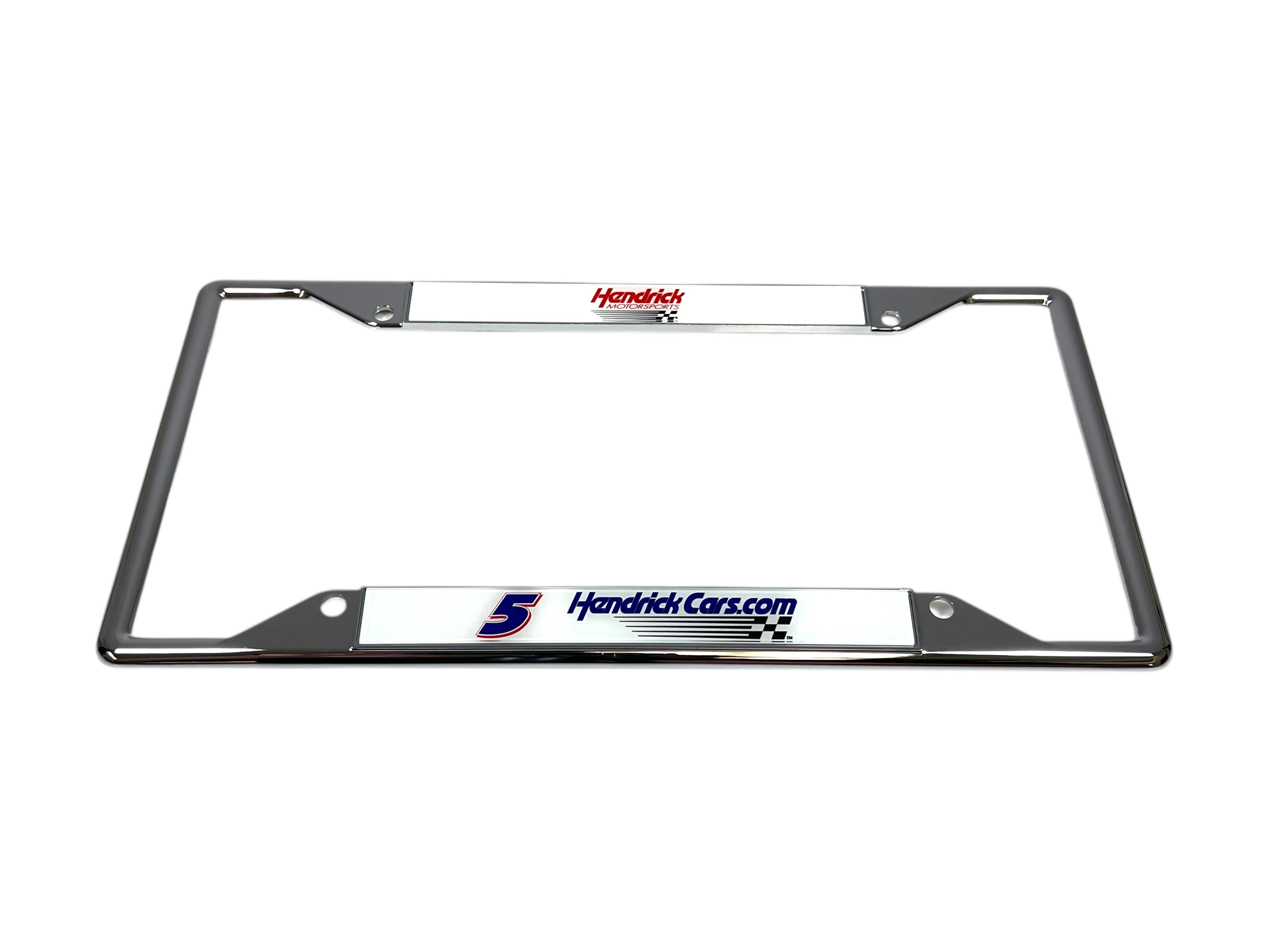 Kyle Larson Hendrickcars.com # & Sponsor Chrome License Plate Frame