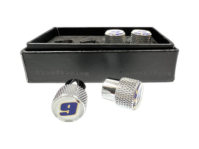 Chase Elliott NAPA # Only Chrome Knurled Valve Stem Caps