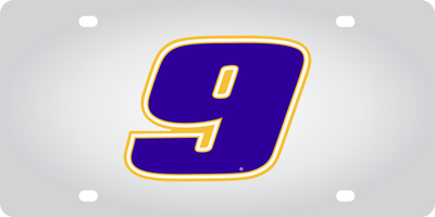 Chase Elliott NAPA # Only Stainless Steel License Plate