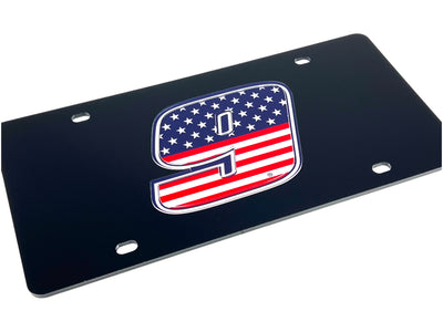 Chase Elliott Patriotic #9 Acrylic License Plate