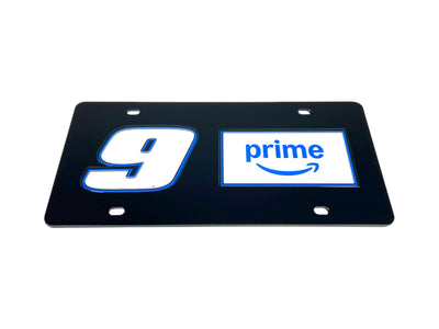 Chase Elliott Amazon Prime # & Sponsor Acrylic License Plate