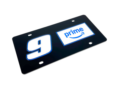 Chase Elliott Amazon Prime # & Sponsor Acrylic License Plate