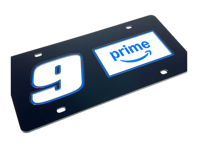 Chase Elliott Amazon Prime # & Sponsor Acrylic License Plate