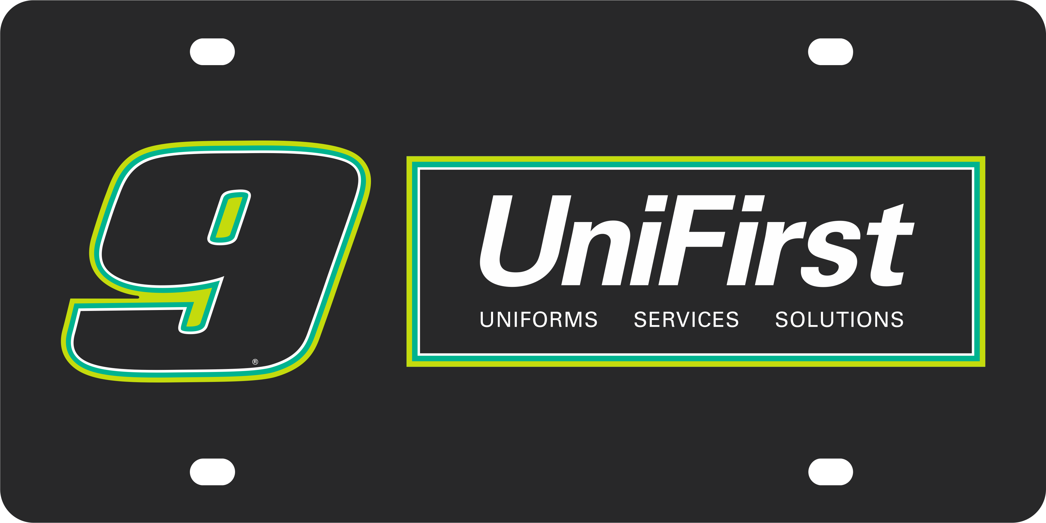 Chase Elliott UniFirst # & Sponsor Acrylic License Plate