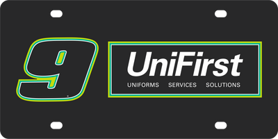 Chase Elliott UniFirst # & Sponsor Acrylic License Plate