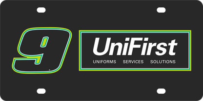 Chase Elliott UniFirst # & Sponsor Acrylic License Plate
