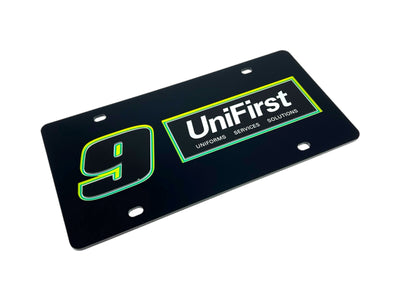 Chase Elliott UniFirst # & Sponsor Acrylic License Plate