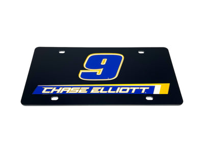 Chase Elliott NAPA # & Name Rail Acrylic License Plate